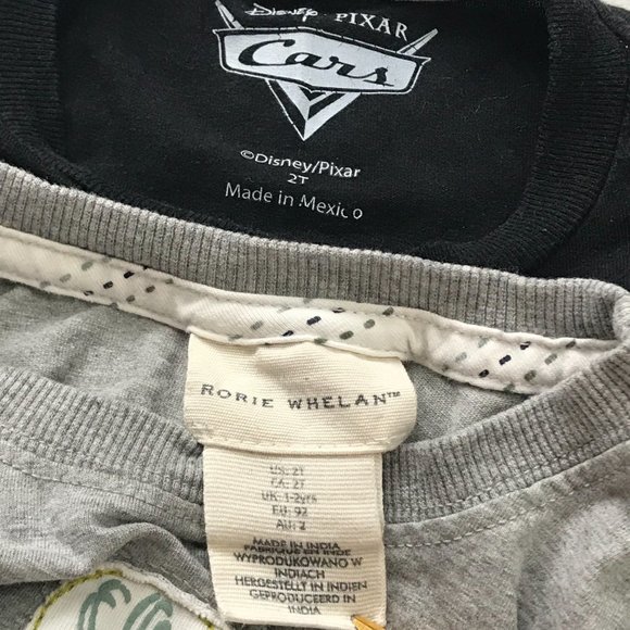 Rorie Whelan, Lucky Brand, Gymboree, Disney Pixar‎ Cars Bundle Polos T-Shirts 2T - Picture 11 of 11